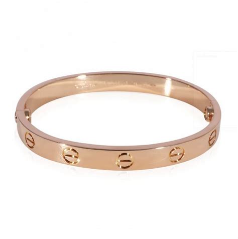 cartier love bracelet rose gold|750 19 cartier ip 6688.